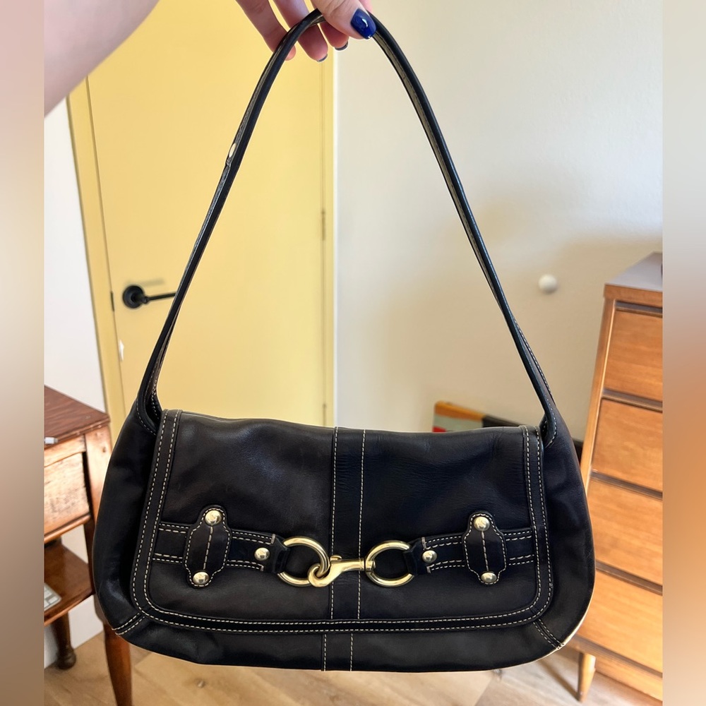 VINTAGE COACH HOBO SHOULDER BAG